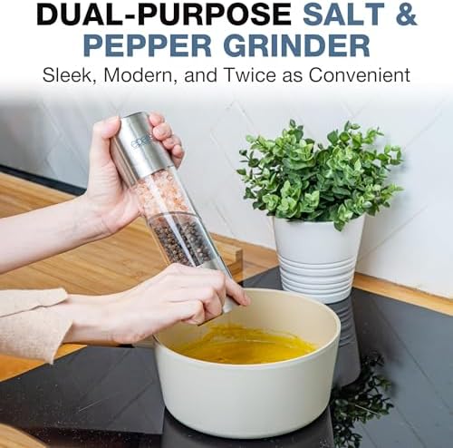 Eparé 2 in 1 Salt and Pepper Grinder Combo