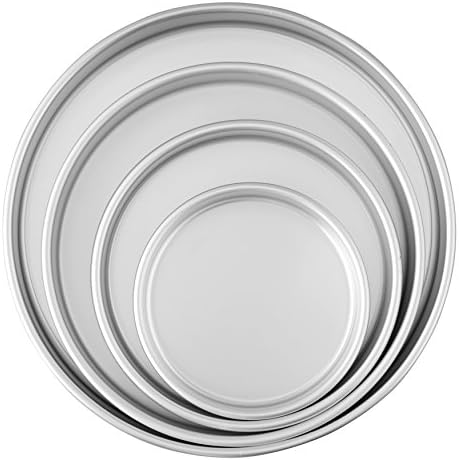 Wilton Round Cake Pans, Aluminum, 4 Piece Set