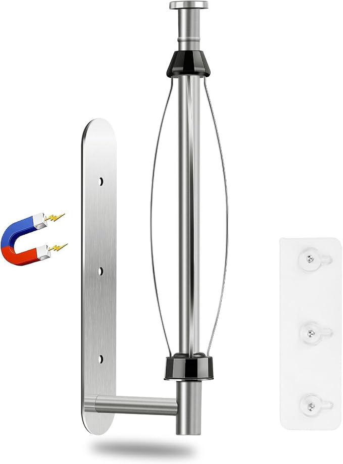 KIHOGEM Magnetic Paper Towel Holder, One Hand Operable Paper Towel Holder Wall by KIHOGEM