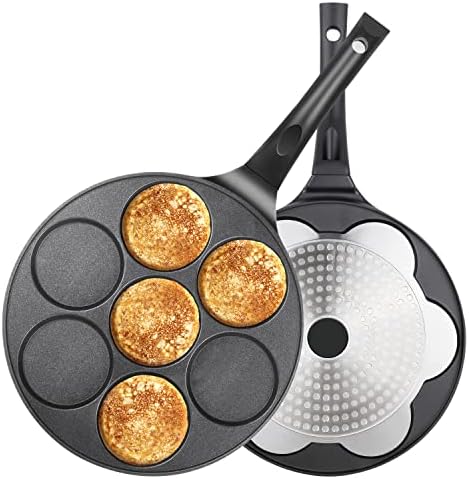 10.5" Pancake Pan Suitable for All Cooktops 7-Cup Pancake Maker 1-Pack