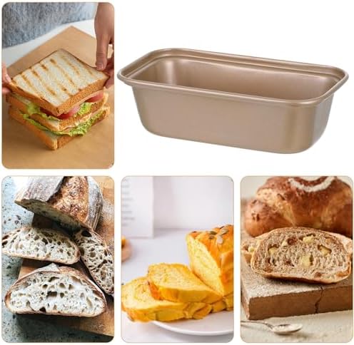 12 Pcs Mini Loaf Pan for Baking Nonstick Carbon Steel Banana Bread