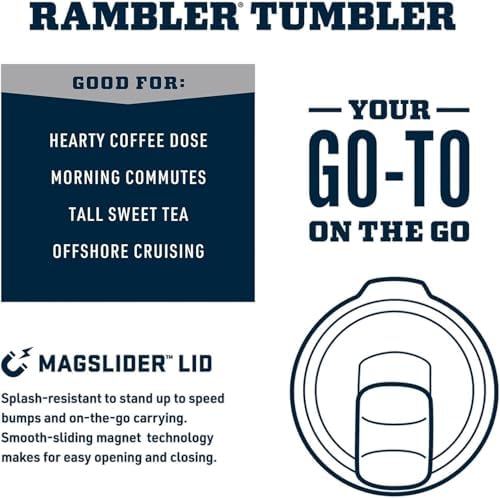 YETI Rambler 30 oz Tumbler, Stainless Steel, Vacuum Insulated with