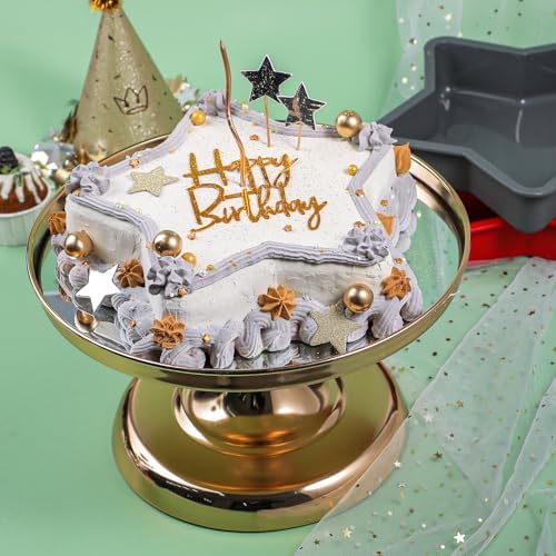 Webake 2Pcs Silicone Star Cake Pan 10 Inch Large Nonstick Star Shaped