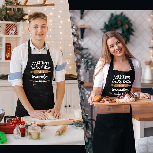 Grandpa Apron, Grandpa Gifts, Grandpa Gifts from Grandkids, Cooking