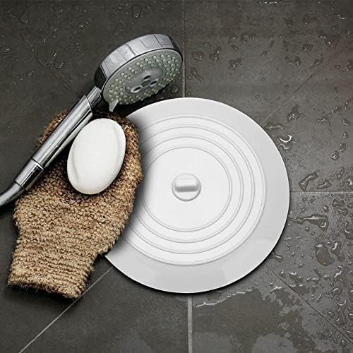 VIGOR PATH Set of 2 Silicone Tub Stoppers - 5.9 Inches Sink Stoppers