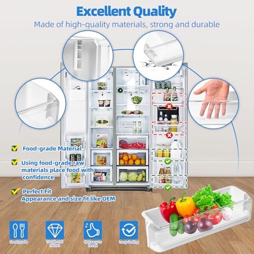 DA97-06175F Refrigerator Door Bin Compatible with Kenmore Samsung