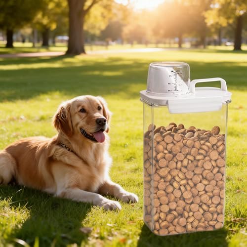 Rice Storage Container, 3-5 Lbs Tcereal Storage Container, White