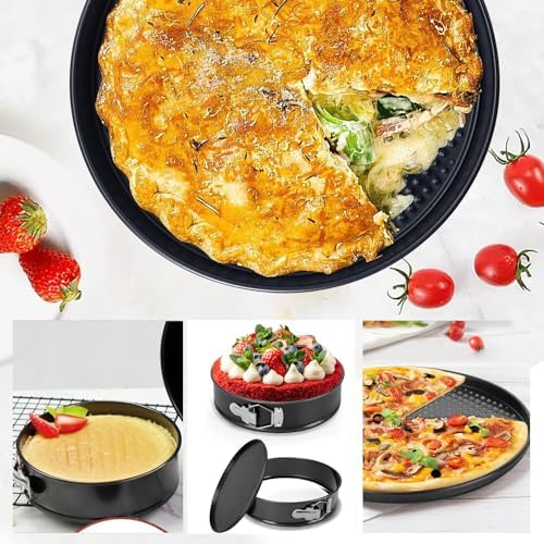 10 Inch Springform Pan Baking Pans Round Leakproof Nonstick Removable