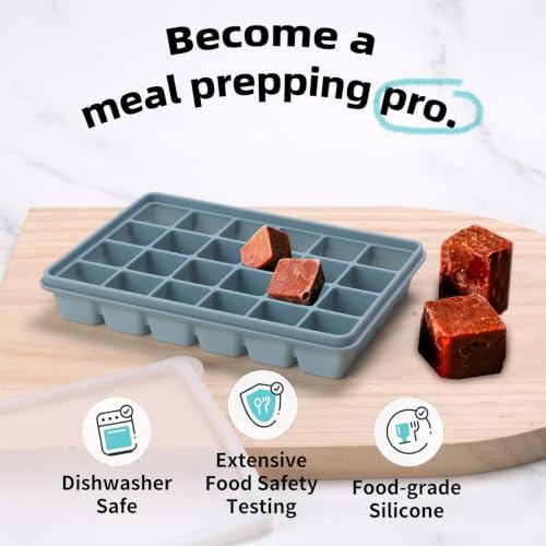 1 Tbsp Silicone Freezer Molds,Perfect for Storing Garlic, Ginger