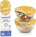 2Pcs 10inch Reusable Beeswax Bowl Covers