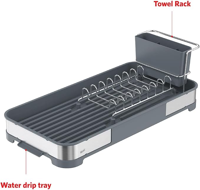 Glad Stainless Steel Dish Drying Rack - Image 3