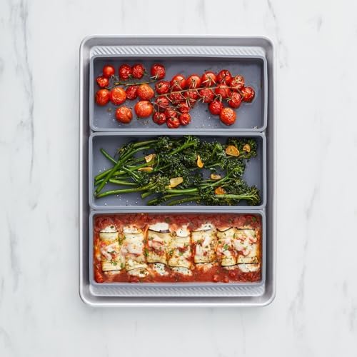 Sur La Table Silicone Sheet Pan Trays, Set of 3, Gray
