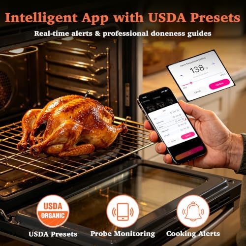 Bluetooth Wireless Digital Meat Thermometer