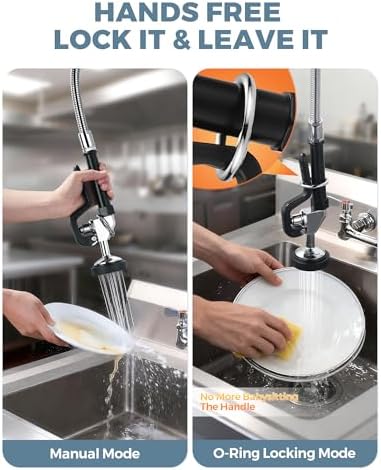 Commercial Sink Sprayer Head, 7/8"-20UNEF, Chrome