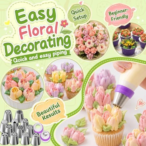 Suuker 27 Pieces Russian Piping Tips Set