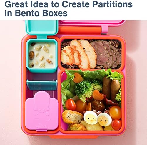 Homotte Leakproof Dips Containers Compatible with Omie Lunch Box for