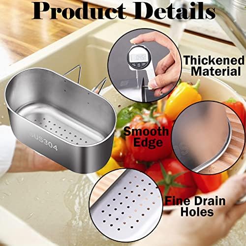 Stainless Steel Hanging Sink Strainer Basket