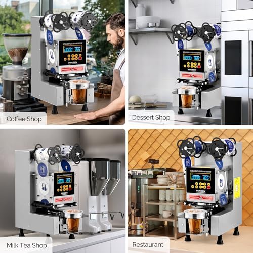 ROVSUN Fully Automatic Cup Sealing Machine, 500-650 Cups/H