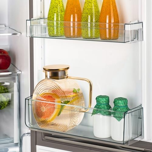 Glass Pitcher with Lid and Spout, 2.5 Liter 84 oz Jug Water Pitcher