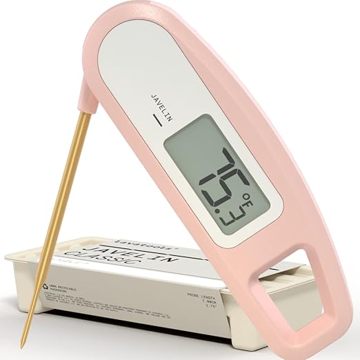 Lavatools Javelin® Ultra-Fast 3-Second Digital Instant Read Meat Thermometer by Lavatools