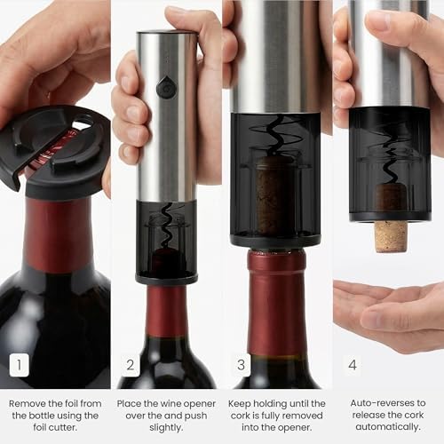 Electric Wine Opener Gift Set — Rechargeable All-in-One Accessories