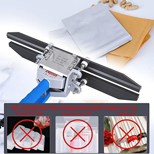 Mylar Bag Crimp Heat Sealer, Portable Hand Held