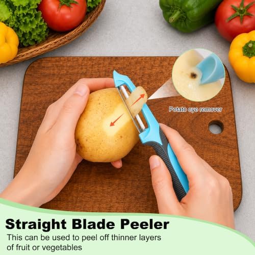 3-in-1 Vegetable Peeler, Julienne Peeler & Vegetable Slicer Kitchen
