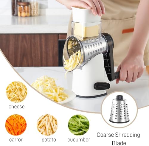 Weltonhm 4-in-1 Cheese Grater, White