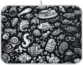 OTVEE Diving Equipment Art Dish Drying Mat for Kitchen Counter