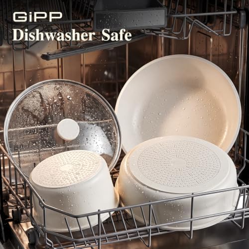 GIPP 18PCS Pots and Pans Set Non Stick Cookware Set with Detachable