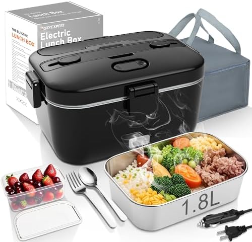 COZYEXPERT Electric-Lunch-Box-Heated-Food-Warmer 100W Heating Box for