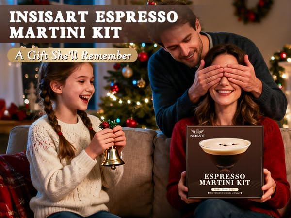 Espresso Martini Gift Kit - All-in-One Cocktail Maker with Espresso
