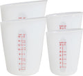 ZUYEE Silicone Measuring Cups Flexible Measure Cups Chocolate Melting Squeeze by ZUYEE