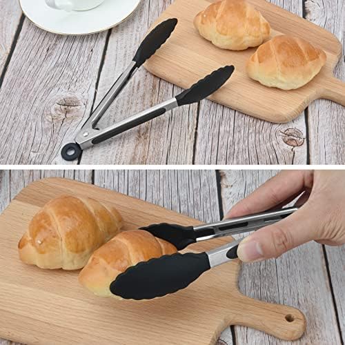 Serving Tongs, 12 Inch, 3 Pack