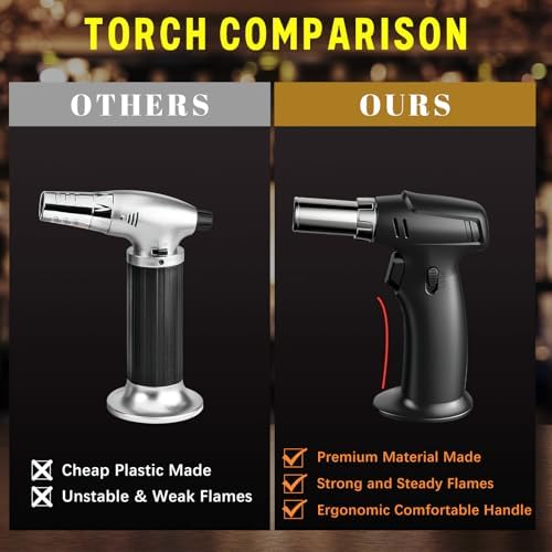 Whiskey Smoker Kit with Torch, Birthday Gifts for Him, Men, Dad