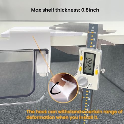 vacane Under Shelf Organizer, Under Shelf Storage Drawer Pull Out