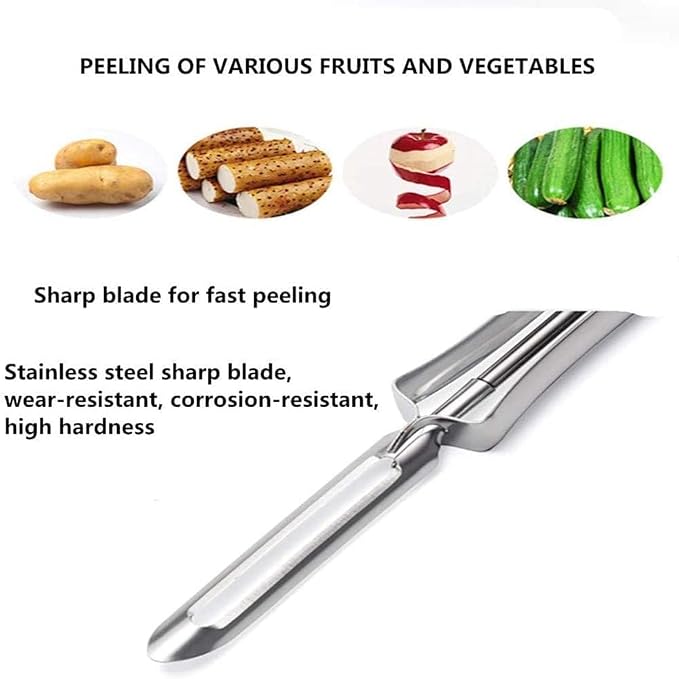 Aniso Kitchen vegetable peeler Stainless steel rotary peeler - Image 5