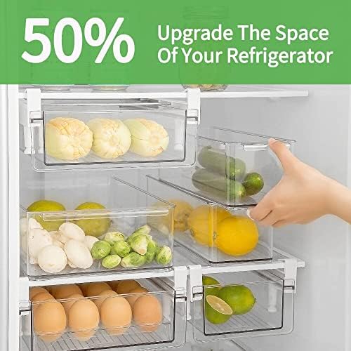 vacane Clear Pull-Out Egg Holder Tray, 28 Eggs