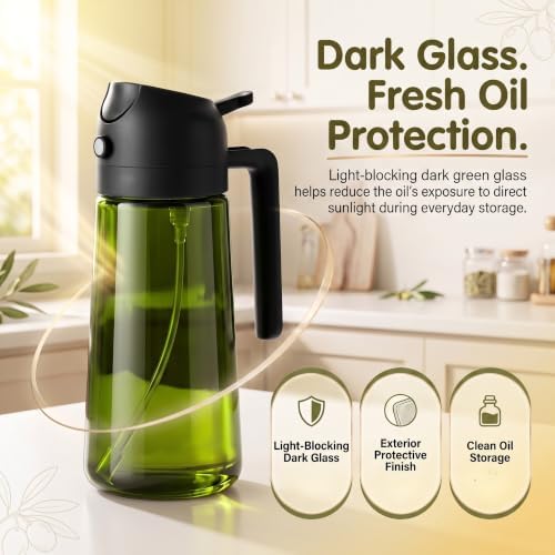 DIYORA 16oz 2-in-1 Oil Sprayer and Dispenser