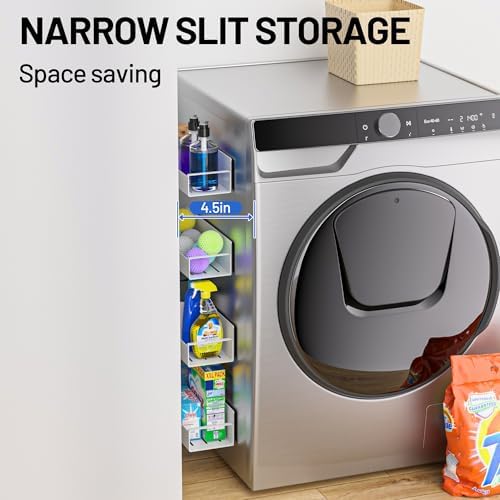 Vetacsion 4-Pack Magnetic Laundry Organizer, White