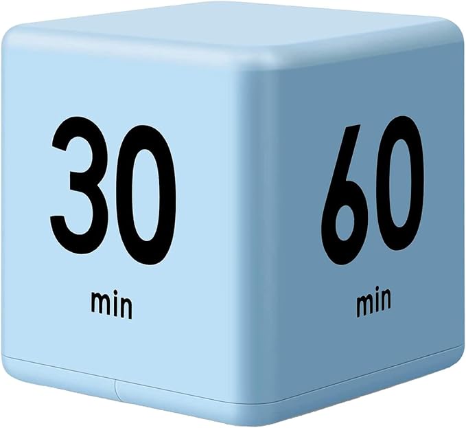 Feilifan Cube Timer, Productivity Timer Kids Time Timer Gravity Sensor flip by Feilifan