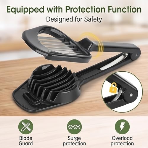 Eggs Slicer, Multi Purpose Slicer for Mushrooms, Kiwi and Fruits, Home
