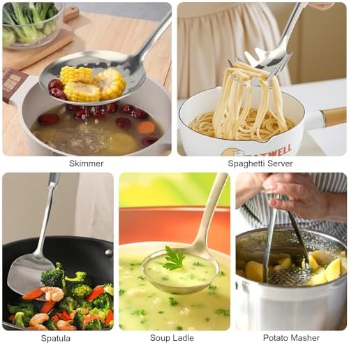 10-Piece Stainless Steel Kitchen Utensil Set