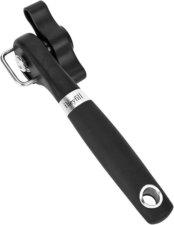 Safety Manual Can Tin Opener, Stainless Steel Ergonomic Anti Slip Design - Image 6