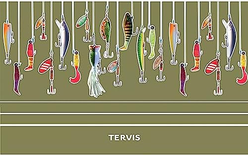 Tervis Traveler Fishing Lures Triple Walled Insulated Tumbler Travel