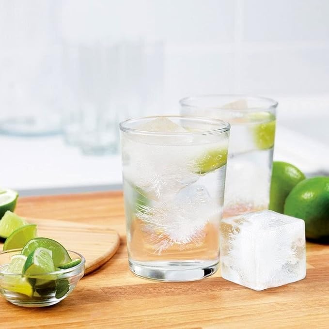 Tovolo Large 2” King Cube Ice Tray Charcoal Gray Ice Cube Trays - Image 2