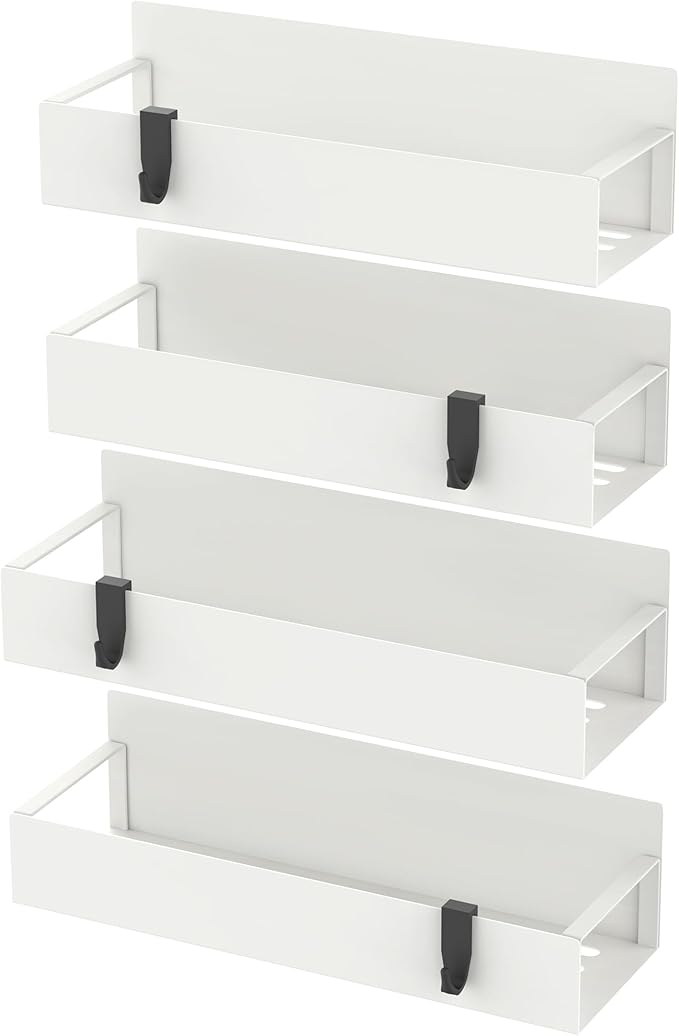 HuggieGems 4 Pack Magnetic Spice Storage Rack Organizer - Image 6