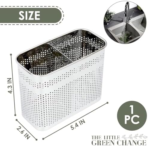 Kitchen Utensils Chopsticks Holder Drying Rack Basket with Hooks 2