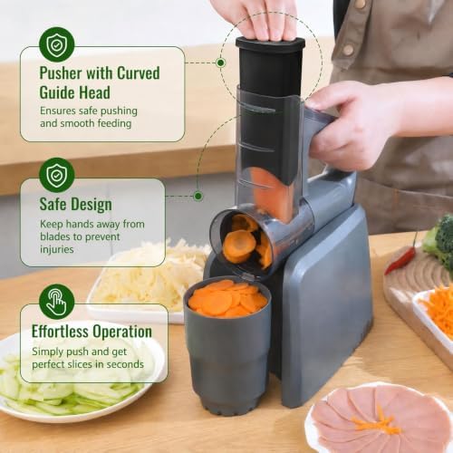 5-in-1 Electric Grater and Vegetable Spiralizer