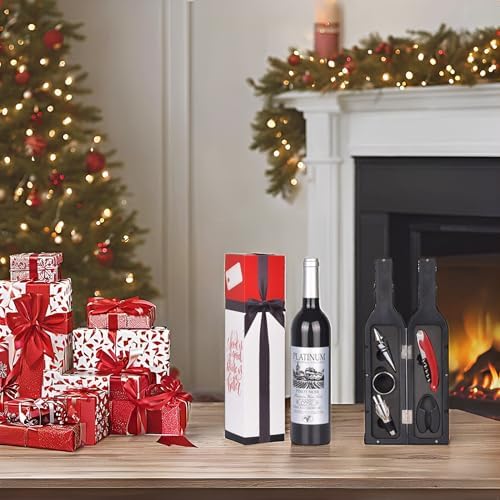 Solaris Wine Accessories Gift Set, 5-Piece Deluxe Corkscrew Opener